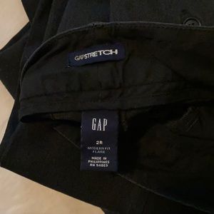 Gap stretch bootcut black pants